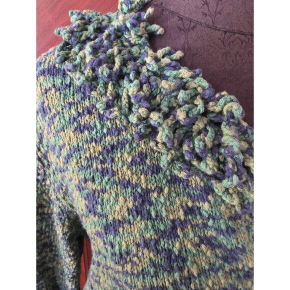 Coldwater Creek Multicolor Knitted Cardigan Sweater M - Picture 2 of 8